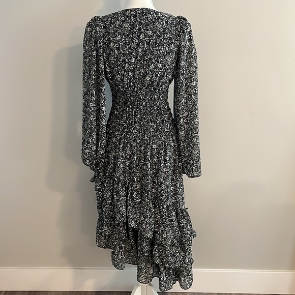 Astr Ruffle Chiffon Floral Dress - Picture 6 of 12